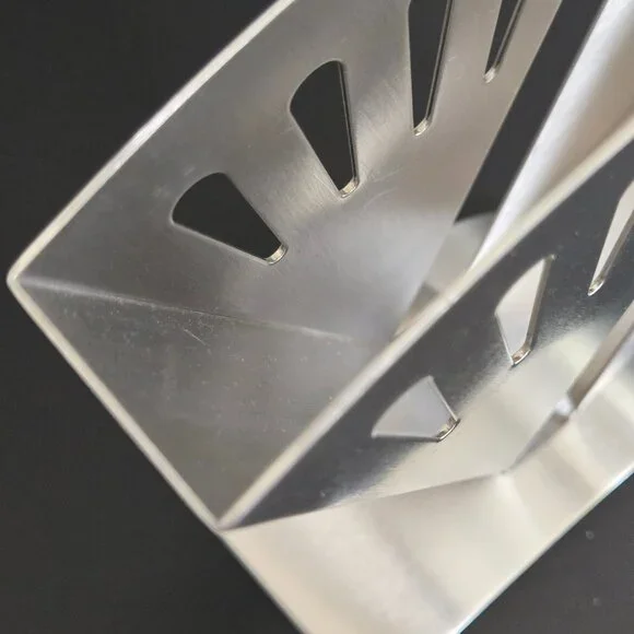 ZACK Rare Retired Stainless Coffee Filter Napkin Holder GERMANY Geometric Modern - Picture 8 of 16